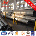 Octogonal 11.8m 500dan DIP Galvanized poste caliente para la transmisión de potencia